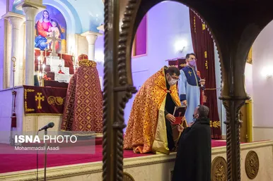 مراسم آغاز سال ۲۰۲۲ میلادی در تهران
