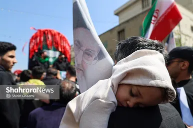 گزارش تصویری | تشییع پیکر مطهر ۳ شهید در مشهد