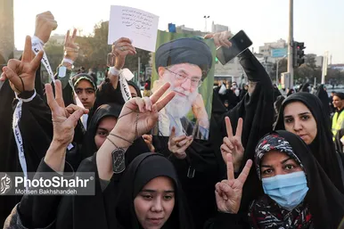 تشییع پیکر شهید مدافع امنیت «حسن براتی» در مشهد