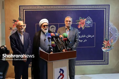 مراسم افتتاح مرکز درمان ناباروری بیمارستان رضوی