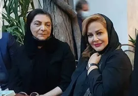 تصویر عجیب بهاره رهنما در مراسم یادبود محسن قاضی مرادی + عکس