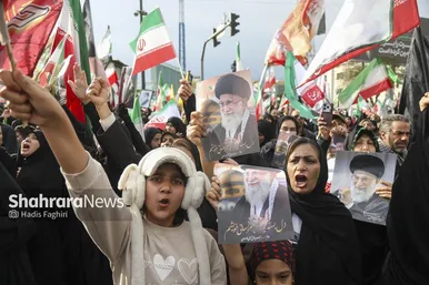 گزارش تصویری | مراسم چهلمین روز شهادت رهبر شهید انقلاب اسلامی در مشهد ۱