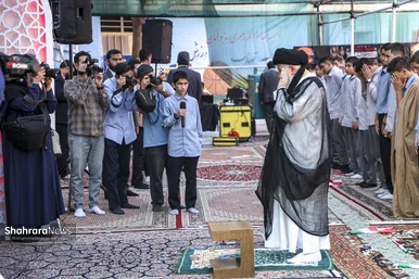 گزارش تصویری | آیین نواخته شدن زنگ نماز اول مهر