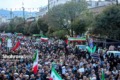 استقبال و تشییع پیکر مطهر شهدای حادثه تروریستی حرم شاهچراغ در مشهد