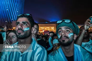 در حاشیه فینال رقابت‌های جام جهانی ۲۰۲۲ قطر