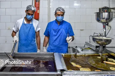 کارگاه پخت زولبیا و بامیه