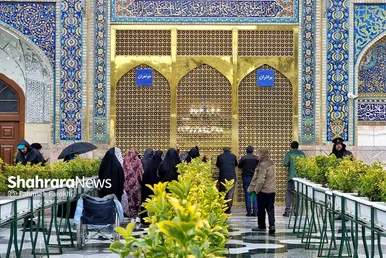 گزارش تصویری | حال و هوای بارانی حرم امام رضا (ع) (۱۹ اسفند ۱۴۰۳)