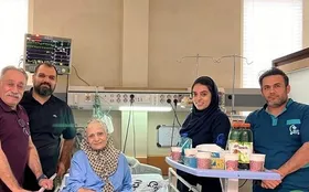 اهالی رادیو به عیادت مریم نشیبا رفتند