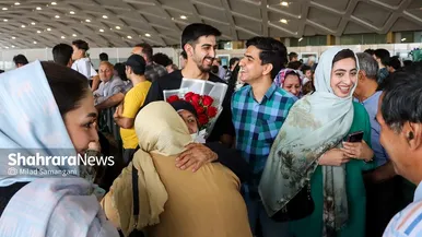 عکس‌های بازگشت اولین کاروان حجاج خراسانی به مشهد