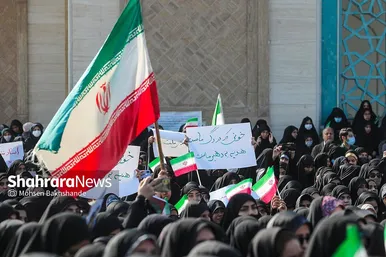 تشییع پیکر دو دانشجوی شهید حافظ امنیت در دانشگاه فردوسی