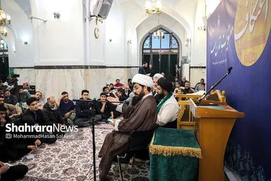 آیین معنوی اعتکاف در حرم امام رضا (ع)