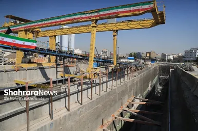 بازدید اعضای شورای اسلامی شهر مشهد از خطوط قطار شهری مشهد