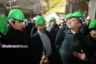 گزارش تصویری | بازدید شهردار مشهد مقدس و جمعی از اعضای شورای اسلامی شهر از روند احداث فاز یک خط ۳ مترو مشهد (۲۵ بهمن ۱۴۰۳)