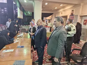 بازدید نماینده ویژه ستاد انتخابات ریاست جمهوری در خراسان رضوی از شعبات اخذ رای شهرستان&zwnj;های استان
