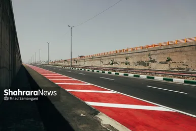 بلوار و تقاطع قمربنی‌هاشم(ع) مشهد در آستانه‌ بهره‌برداری