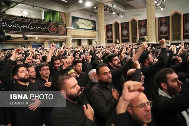 اولین شب مراسم عزاداری حضرت اباعبدالله‌الحسین(ع) در حسینیه امام‌خمینی(ره)