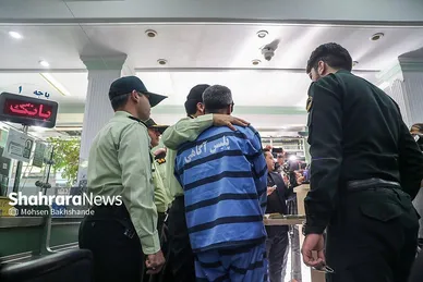 بازگشت سارق مسلح بانک سپه شعبه سعدآباد مشهد به محل سرقت