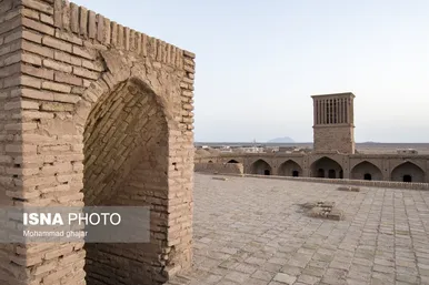 کاروانسرای روستای قاسم آباد در شهرستان بجستان خراسان رضوی