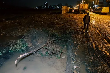 منازل سیل‌زده محله سیدی مشهد