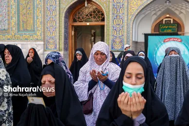 نماز عید سعید قربان در حرم مطهر رضوی