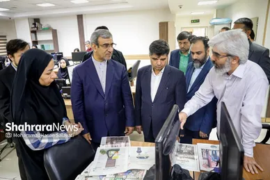 بازدید استاندار خراسان رضوی از موسسه فرهنگی شهرآرا