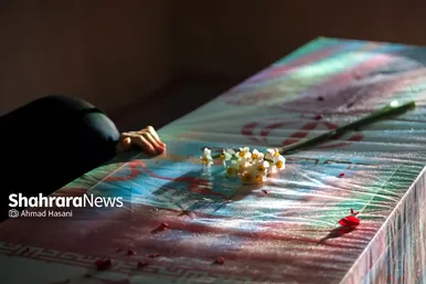 مراسم وداع با پیکر شهید مدافع حرم، محمد رضا بیات