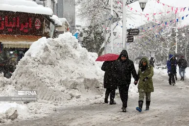 ایران زیباست | بارش برف در رشت