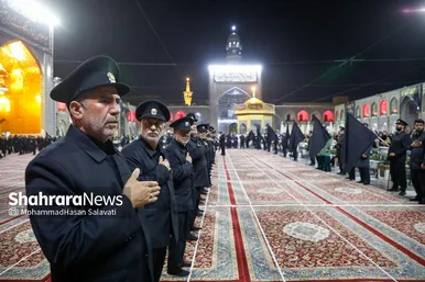 گزارش تصویری | آیین شام غریبان شهادت امام رضا(ع) در حرم رضوی