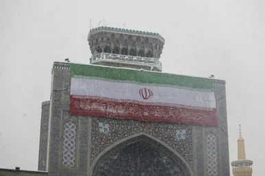 بارش برف در مشهد ۲