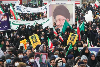 راهپیمایی 22 بهمن در مشهد