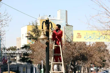 رنگ بهار در خیابان‌های مشهد