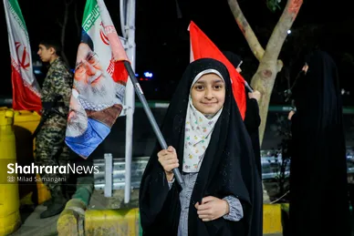 گزارش تصویری | دویست‌وبیست‌ونهمین شب حضور مردم مشهد در خیابان