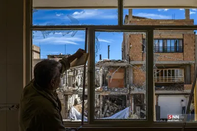 گزارش تصویری | خسارات شدید به منازل مسکونی در نظرآباد البرز در پی حمله دشمن