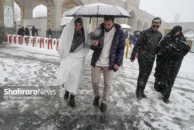 گزارش تصویری | بارش برف در مشهد (۲۱ بهمن ۱۴۰۳)