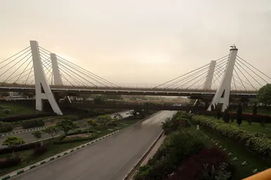 گرد و خاک صبحگاهی در مشهد