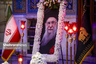گزارش تصویری | مزار مطهر رهبر شهید انقلاب اسلامی در رواق دارالذکر حرم مطهر رضوی