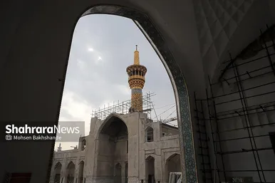 مراسم آغاز عملیات احداث رواق مبارک امیرالمومنین علیه السلام در حرم رضوی
