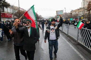 راهپیمایی 22 بهمن در مشهد