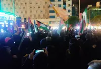 اجتماع مردمی حمایت از پاسخ سپاه به رژیم اشغالگر قدس در مشهد + فیلم (۲۶ فروردین ۱۴۰۳)