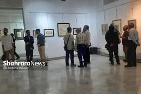 نمایشگاه &laquo;فَرّ و هنر&raquo; در مشهد | بازخوانی فردوسی با زبان خوشنویسی