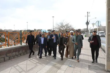 بازدید اعضای شورای اسلامی شهر از اقدامات نوروزی در مشهد