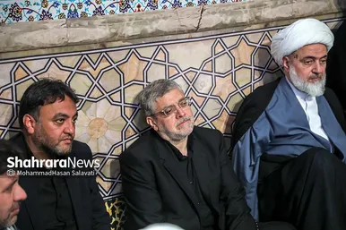 مراسم بزرگداشت شهدای خدمت در حرم مطهر رضوی