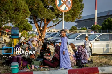 گزارش تصویری | آیین «قارشیلاماق حاجی‌لاردان»