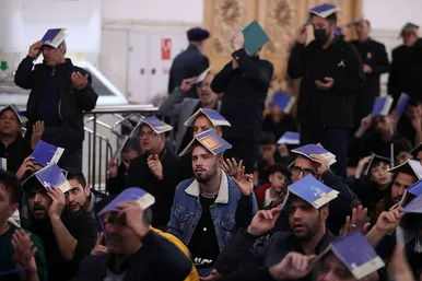مراسم احیای ناشنوایان در حرم مطهر امام رضا(ع) 