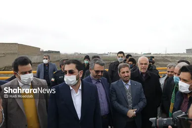 آیین افتتاح پل طبرسی به رسالت در مشهد
