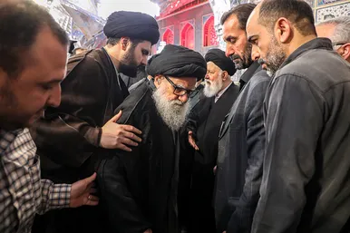 مراسم بزرگداشت شهدای خدمت در حرم مطهر رضوی