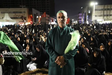 گزارش تصویری | اجتماع عزاداران امام جواد (ع) در عرصه میدان شهدا مشهد