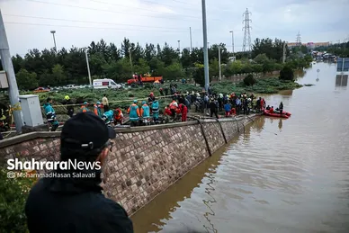 تصاویری از بارش شدید باران و سیل در مشهد (۲۶ اردیبهشت ۱۴۰۳)