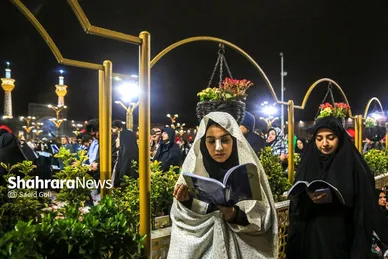 گزارش تصویری | مراسم احیای سومین شب قدر در حرم مطهر امام رضا (ع)
