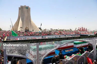 گزارش تصویری | تشییع پیکر امام شهید در تهران (۱۵ تیر ۱۴۰۵) - ۴